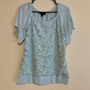 AB Studio Lace Front Top